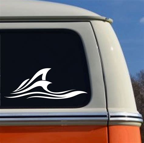 wave car decal